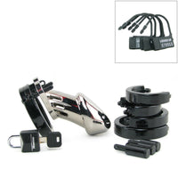 Cage de Chasteté Plastique CB-6000 - Chrome - 35 mm