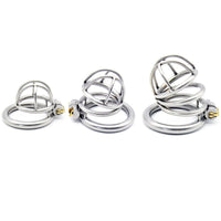 Cage de Chasteté Métal Soumission Prolongé 4 cm