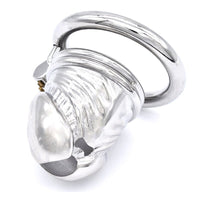 Cage de Chasteté Métal pour pénis de 3,5 à 4 cm