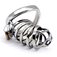 cage de chastete metal 6 cm acier inoxydable