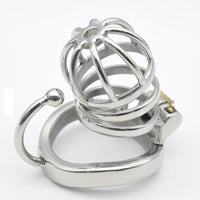 Cage de Chasteté Métal pour pénis de 4 à 6 cm