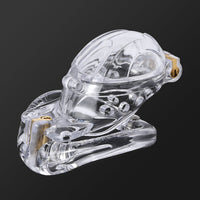 Cage de Chasteté Plastique pour pénis de 4 à 5 cm