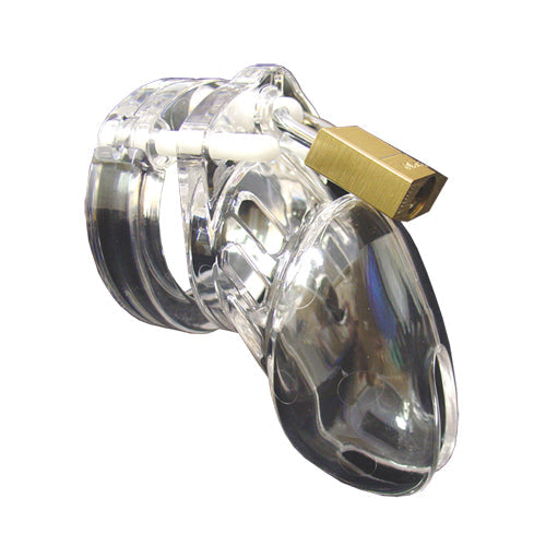 Cage de Chasteté Plastique  CB-6000S Transparent - 37 mm