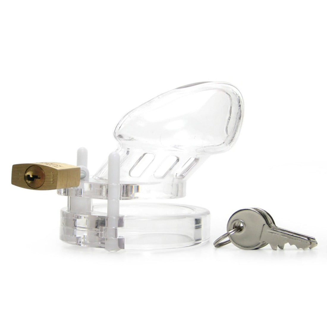 Cage de Chasteté Plastique  CB-6000S Transparent - 37 mm