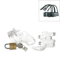 Cage de Chasteté Plastique  CB-6000S Transparent - 37 mm
