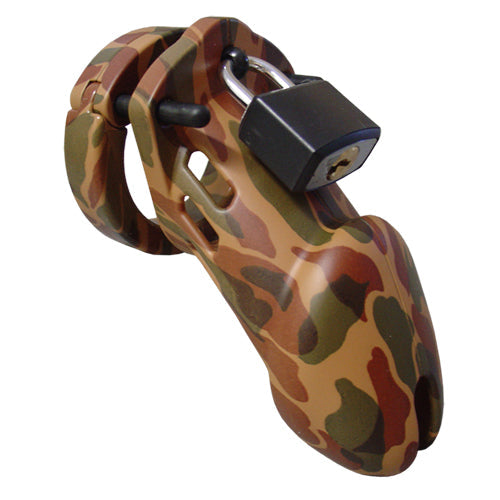 Cage de Chasteté Plastique  CB-6000 - Camouflage - 35 mm