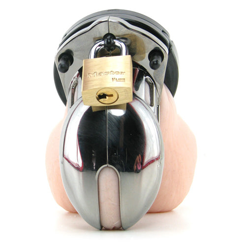 Cage de Chasteté Plastique  CB-6000S - Chrome - 35 mm