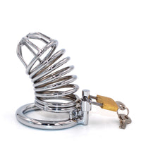 Cage de Chasteté Métal  Spirale Orgasmique
