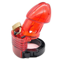 Cage de Chasteté Silicone  Anneau Reglable