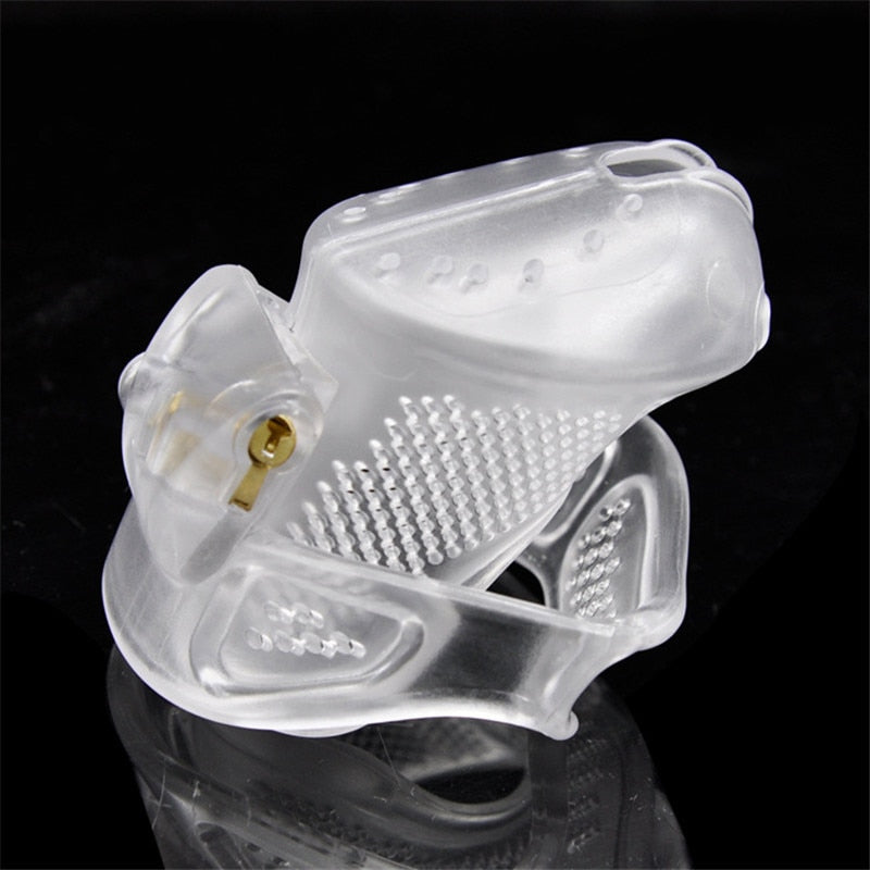 Cage de Chasteté Plastique  Transparent