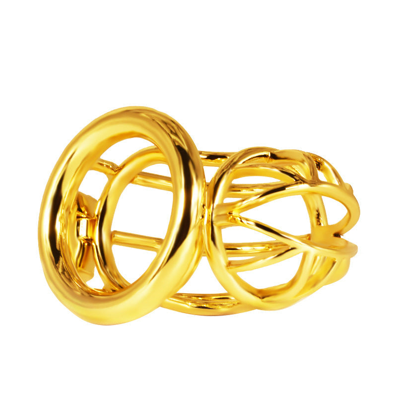Cage de Chasteté Métal  Gold