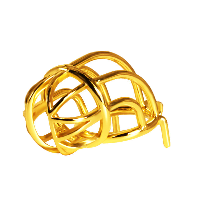 Cage de Chasteté Métal  Gold