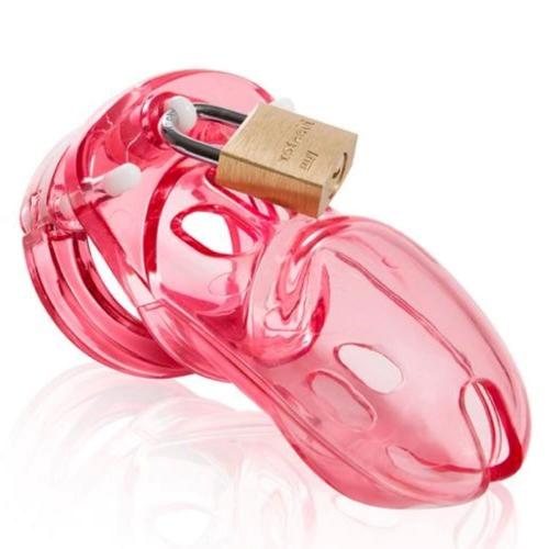 Cage de Chasteté Plastique  CB-3000 - Red - 37 mm