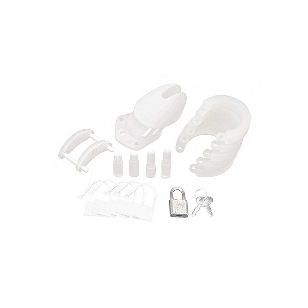 Cage de Chasteté Silicone  CB-X Blanche