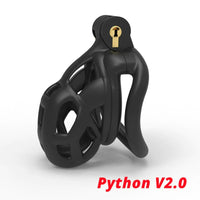 Cage de Chasteté Plastique  Python 5 à 10 cm