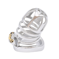 Cage de chasteté Métal  pour pénis de 4 à 5,5 cm