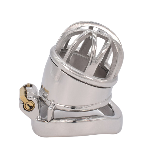 Cage de Chasteté Métal  pour pénis de 4 à 5,5 cm