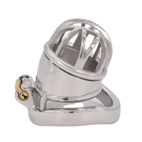 Cage de Chasteté Métal  pour pénis de 4 à 5,5 cm