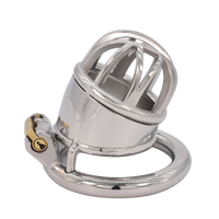 Cage de Chasteté Métal  pour pénis de 4 à 5,5 cm