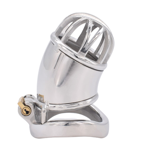 Cage de Chasteté Métal  pour pénis de 4 à 5,5 cm