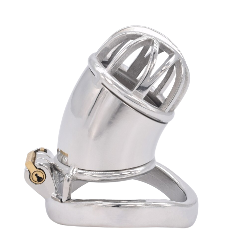 Cage de Chasteté Métal  pour pénis de 4 à 5,5 cm