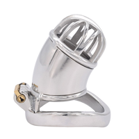 Cage de Chasteté Métal  pour pénis de 4 à 5,5 cm