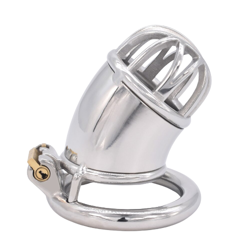 Cage de Chasteté Métal  pour pénis de 4 à 5,5 cm