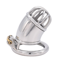 Cage de Chasteté Métal  pour pénis de 4 à 5,5 cm