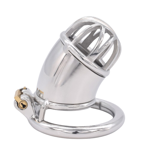 Cage de Chasteté Métal  pour pénis de 4 à 5,5 cm