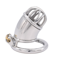 Cage de Chasteté Métal  pour pénis de 4 à 5,5 cm