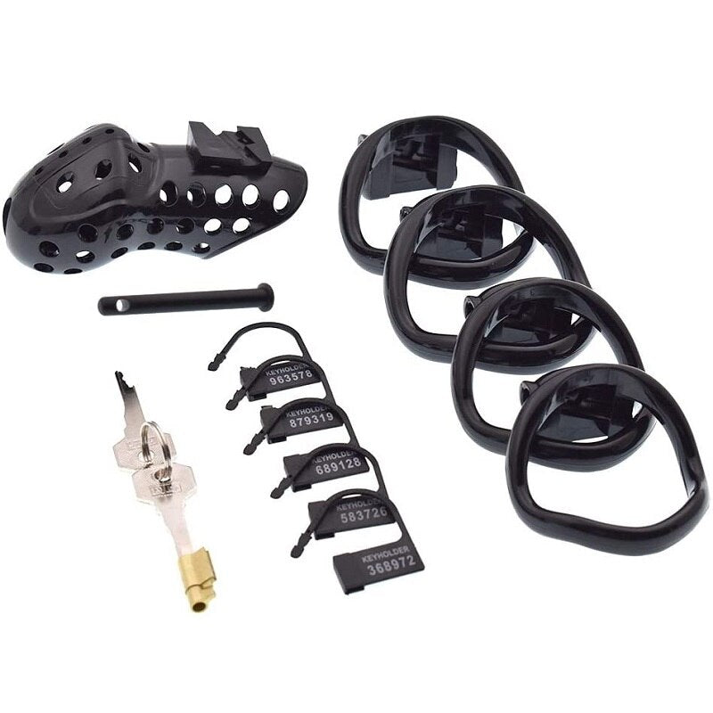Cage de Chasteté Plastique  pour pénis entre 3,23 et 3,98 cm