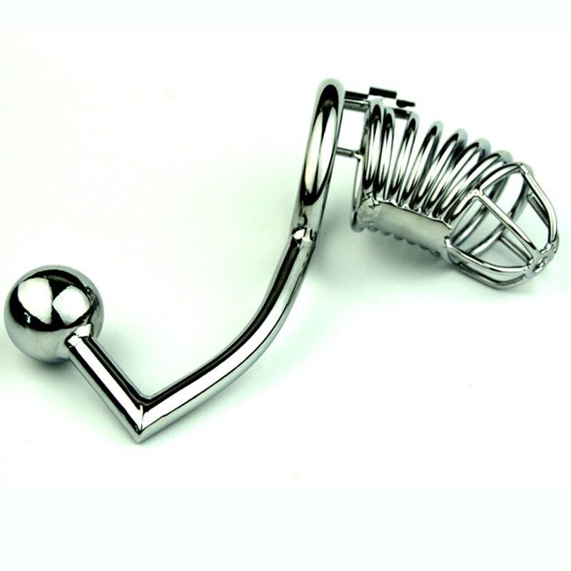 cage de chasteté avec plug anal