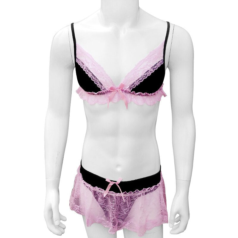 Set Lingerie Pour Sissy Docile