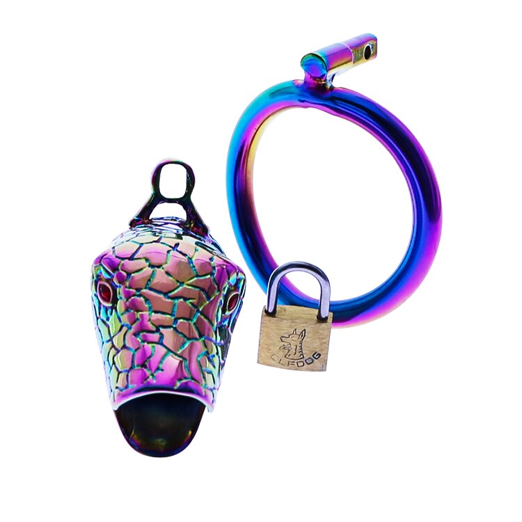 cage de chastete metal cobra anneau