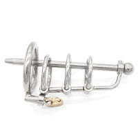 Cage de chasteté urétrale  pour pénis de 12 à 13,5 cm