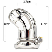 Cage de Chasteté Métal  pour pénis de 11 à 12 cm