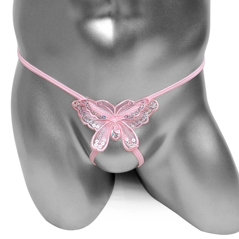Lingerie Sissy Papillon Rouge