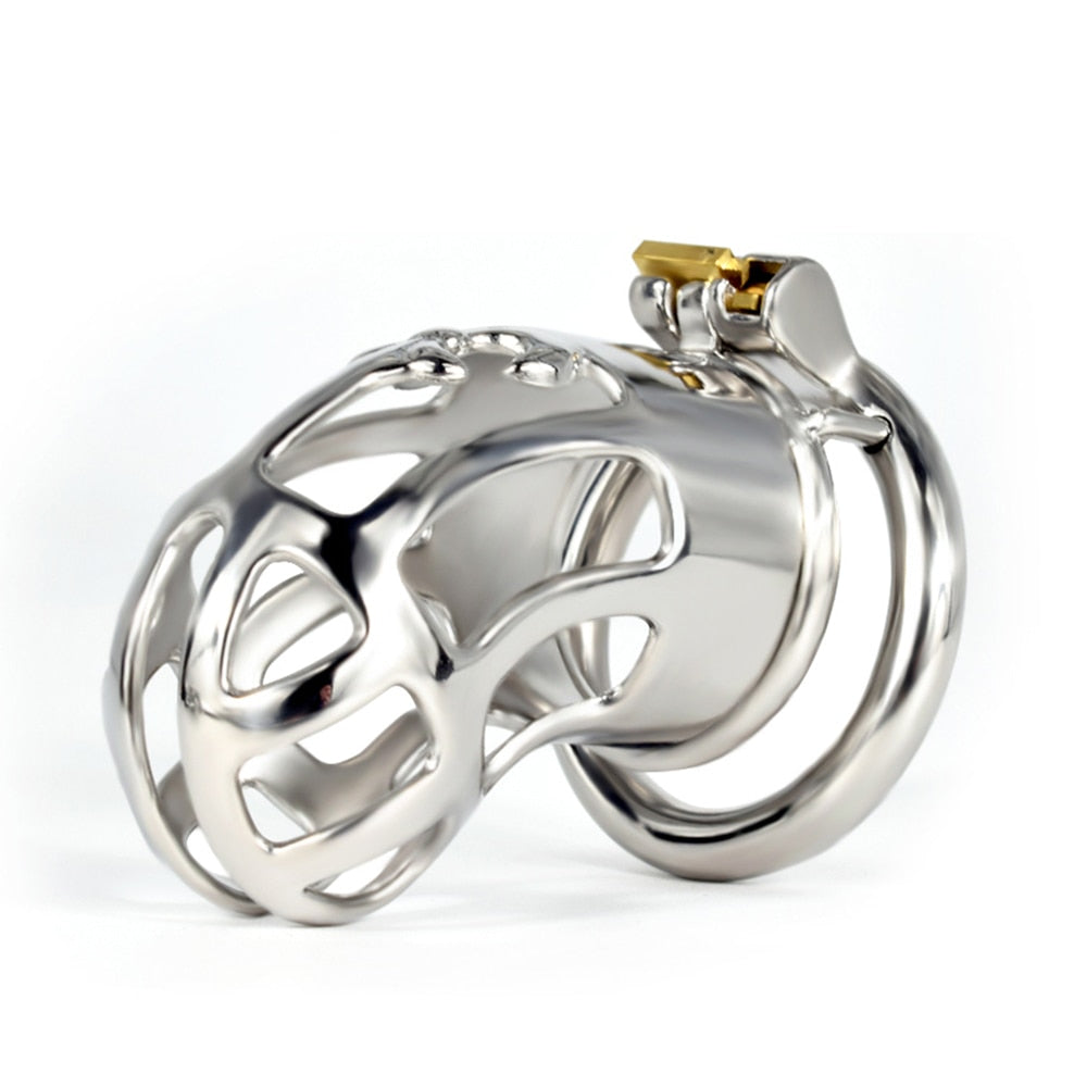 Cage de Chasteté Métal  pour pénis de 11 à 12 cm