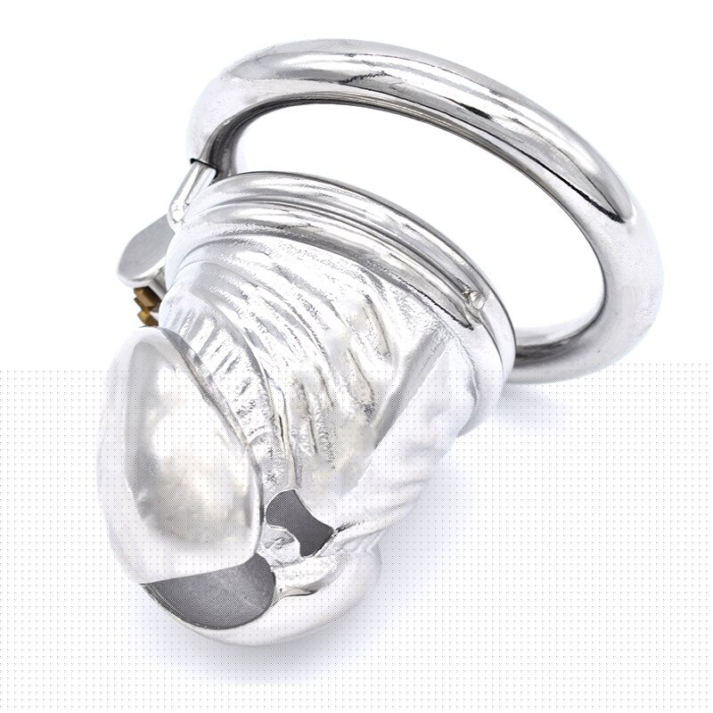 Cage de Chasteté Métal  pour pénis de 3,5 à 4 cm