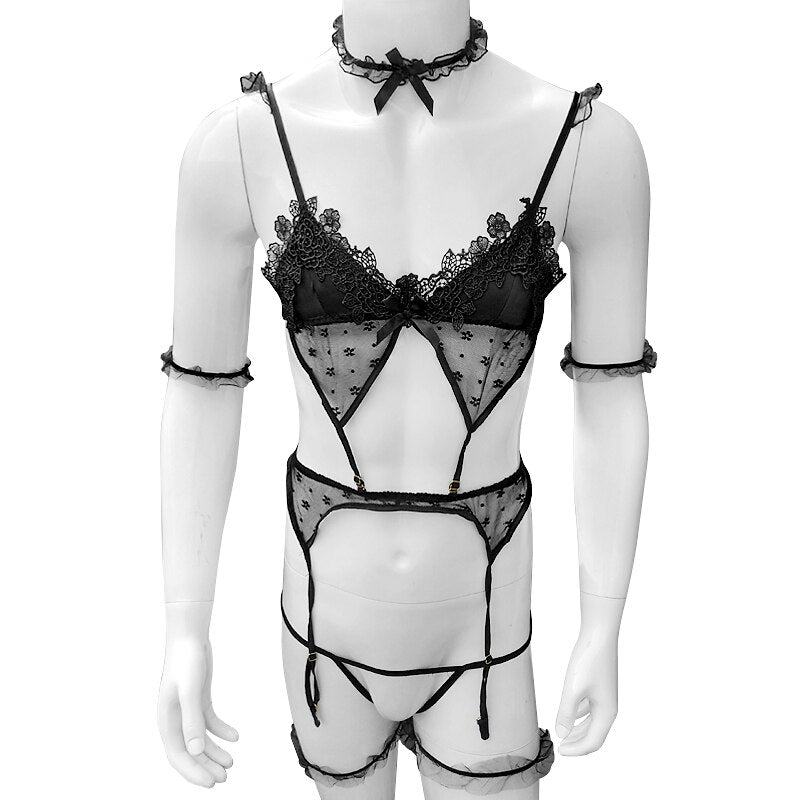 Set Lingerie Pour Sissy  Soumis Docile