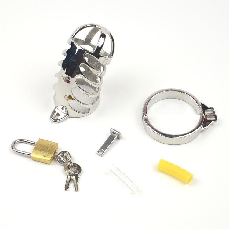 Cage de Chasteté Métal  Dangereuses Courbes