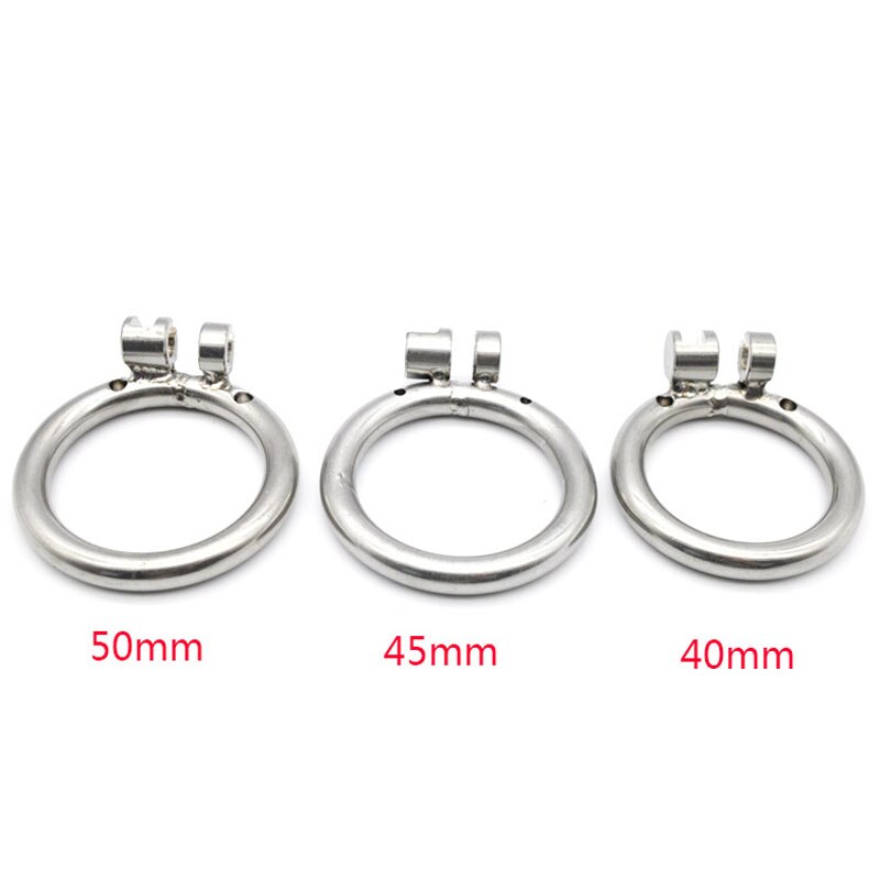 Cage de Chasteté Métal  Soumission Prolongé 4 cm