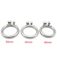 Cage de Chasteté Métal  Soumission Prolongé 4 cm