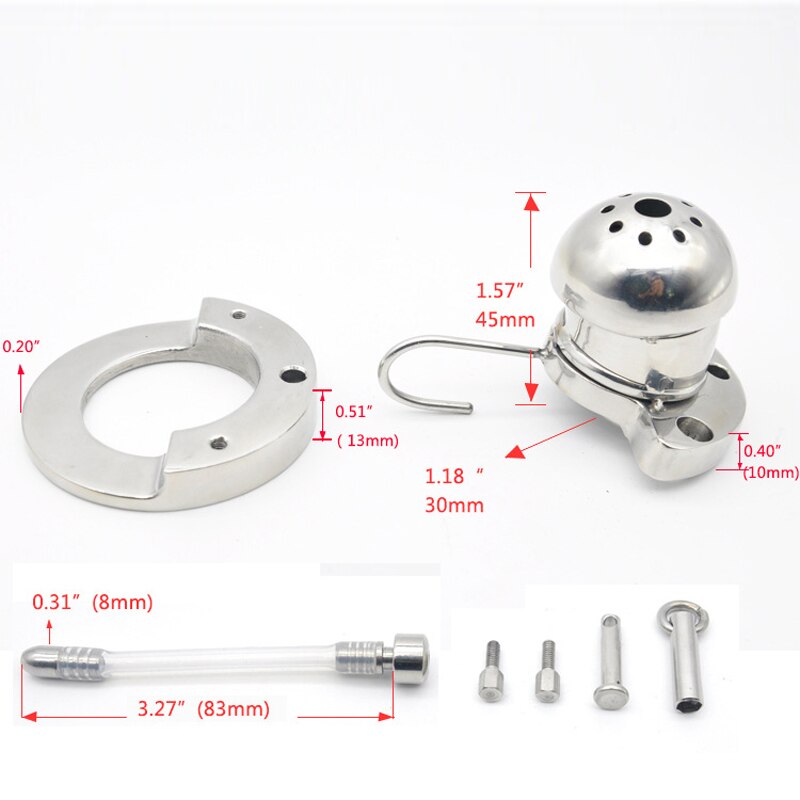 Cage de chasteté Métal  Z-66