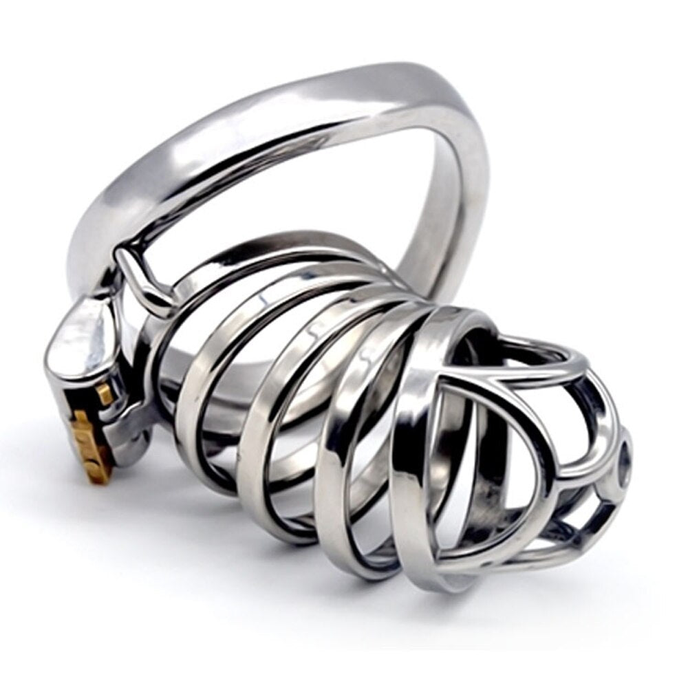 cage de chastete metal 6 cm acier inoxydable