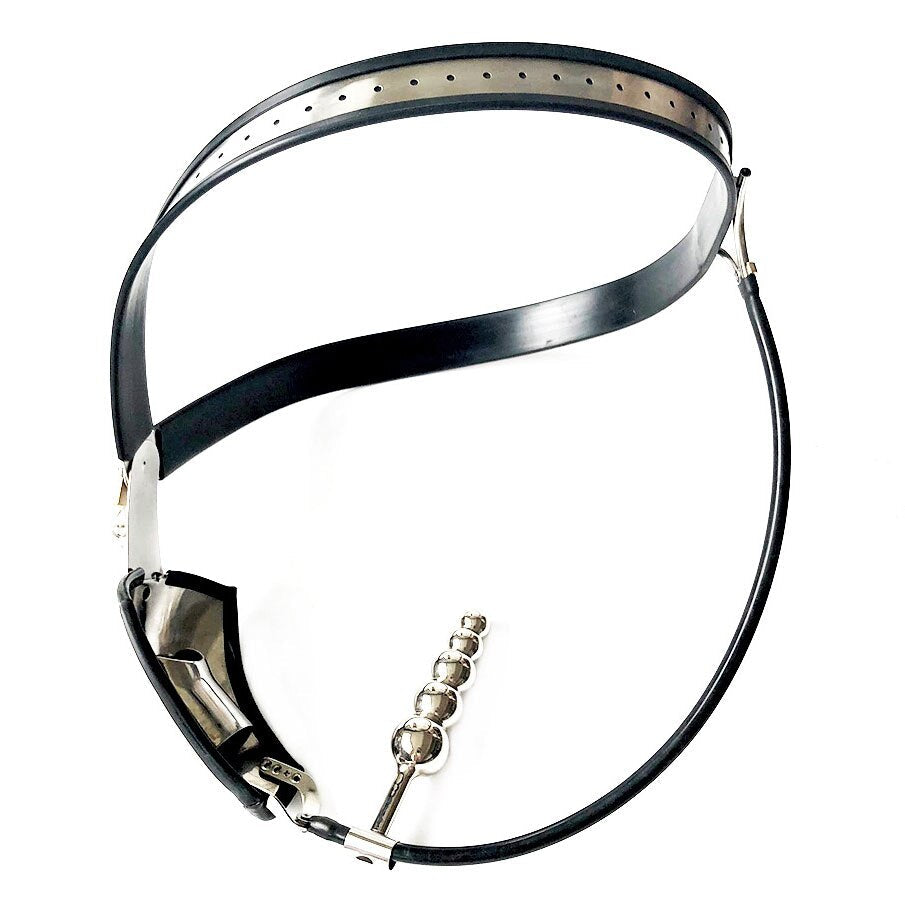 ceinture de chasteté pour homme plug integre silicone