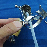 Cage de Chasteté Métal  Pénis de 5,5 à 6,5 cm