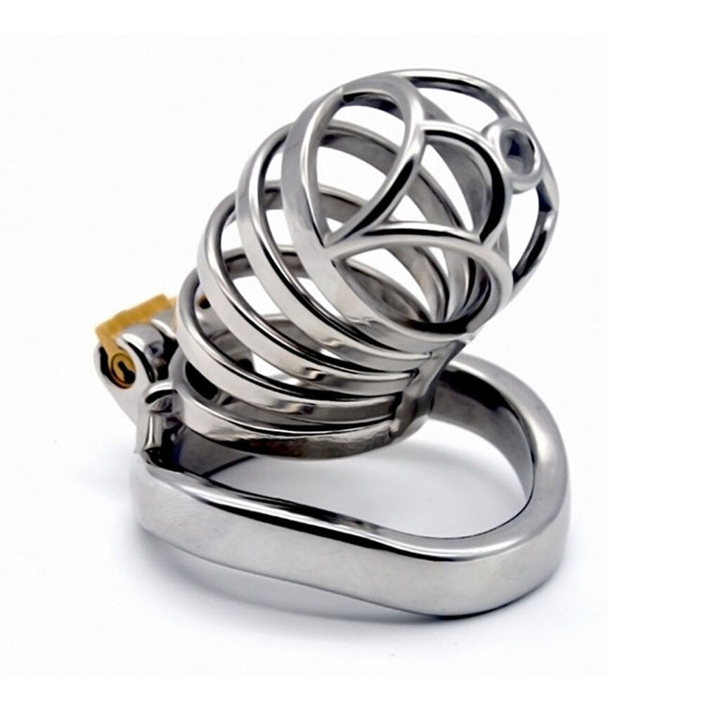 cage de chastete metal 6 cm acier