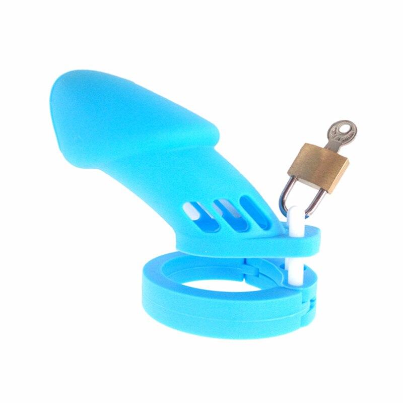 cage chastete courte silicone