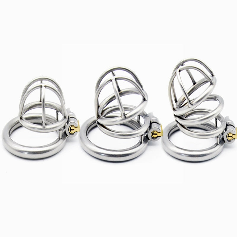 cage a penis inox 3 tailles